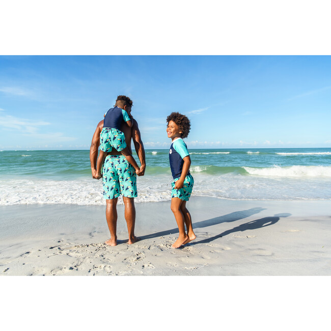 Toucan Talk Baby Short Sleeve Set - Swim Trunks - 3