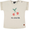 Cherry Tee, Ivory - T-Shirts - 1 - thumbnail