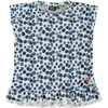 Polka Dot Top, Blue - Shirts - 1 - thumbnail