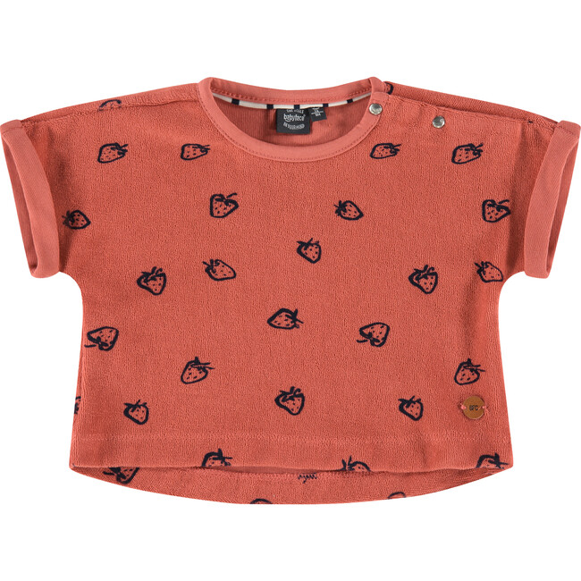 Strawberry Tee, Poppy - T-Shirts - 1