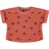 Strawberry Tee, Poppy - T-Shirts - 1 - thumbnail