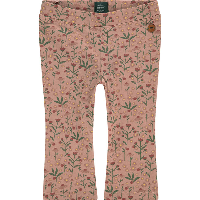 Floral Pants, Dusty Pink - Pants - 1