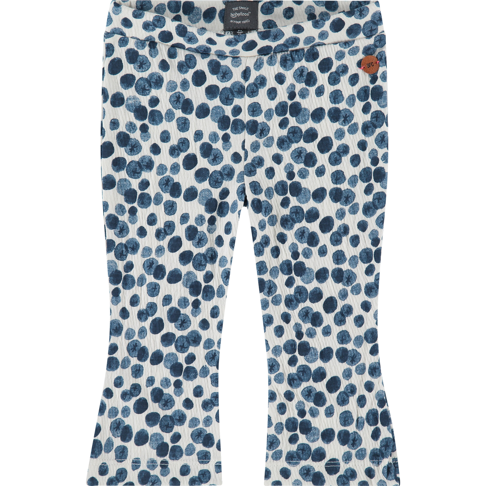 Polka Dot Pants, Blue - Pants - 1