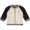 Zip Up Jacket, Ivory - Jackets - 1 - thumbnail