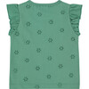 Ruffle Top, Emerald - Shirts - 2