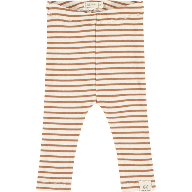 Knit Striped Pants, Mocha - Pants - 1