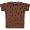 Short Sleeve Tee, Caramel - T-Shirts - 1 - thumbnail