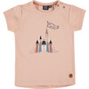 Far Far Away Castle Tee, Soft Pink - T-Shirts - 1 - thumbnail