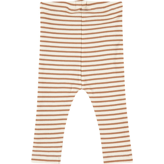 Knit Striped Pants, Mocha