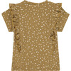 Ruffle Tee, Sand - T-Shirts - 3