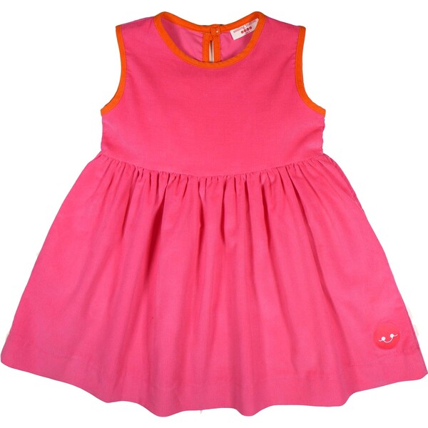 Pinny Dress, Pink Corduroy - Smiling Button Dresses | Maisonette