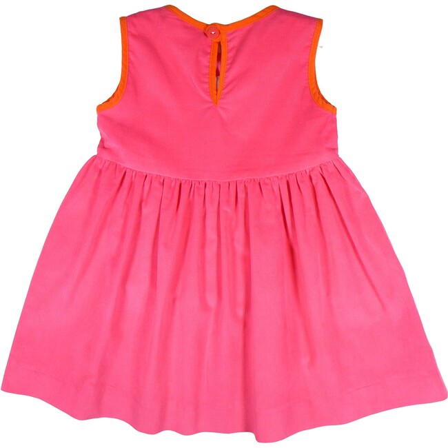 Pinny Dress, Pink Corduroy - Dresses - 2