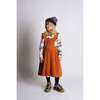 Carmen Dress, Corduroy Orange - Dresses - 4