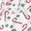 Onesie & Hat Pajamas Set, Candy Canes - Pajamas - 3