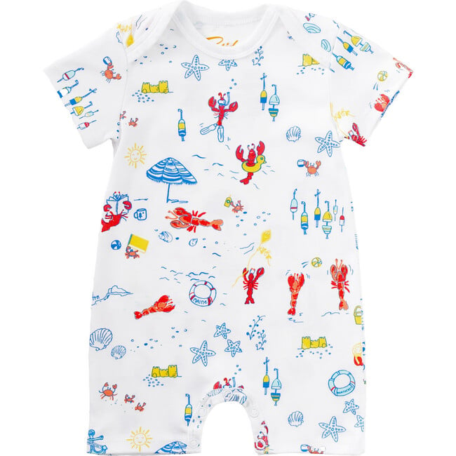 Lobsters On Vacation Romper, Multi