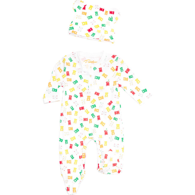 Gummy Bear Party Onesie & Hat, Multi - Pajamas - 1