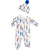 Onesie and Pom Pom Hat, Toy Soldiers - Pajamas - 1 - thumbnail