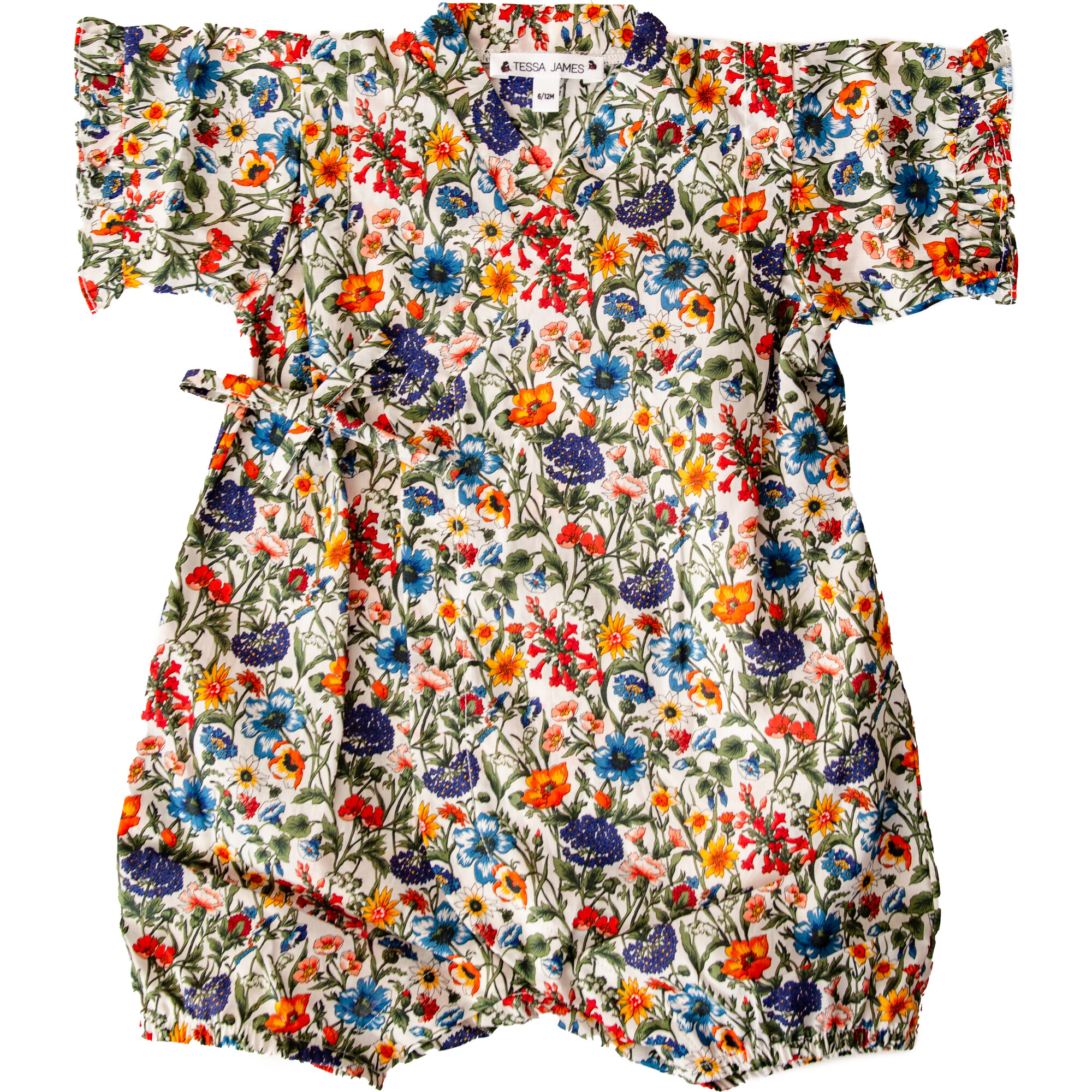 Veetzie Kimono Onesie, Liberty of London Floral - Onesies - 1