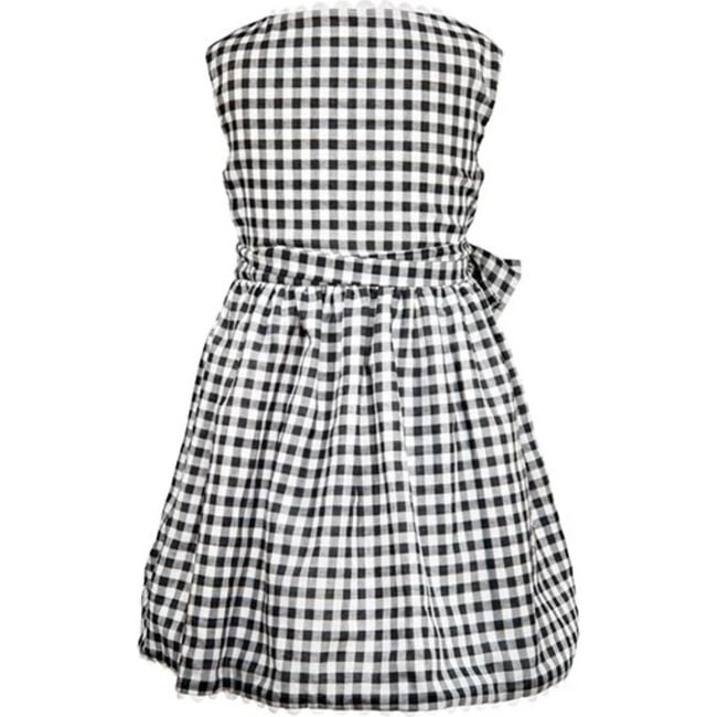 Tessa, Black & White Gingham (Reversible) - Dresses - 4