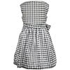 Tessa, Black & White Gingham (Reversible) - Dresses - 4