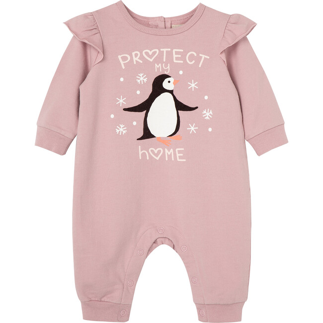 The Nature Conservancy X Peek Penguin Coverall, Pink