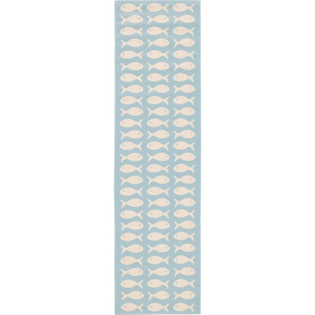 Courtyard Dory Indoor/Outdoor Rug, Light Blue - Rugs - 4