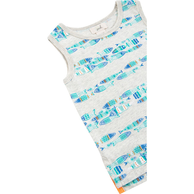 The Nature Conservency X Peek Fish Print Set, Grey - Mixed Apparel Set - 3