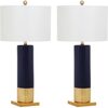 Set of 2 Dolce Table Lamp, Navy - Lighting - 1 - thumbnail