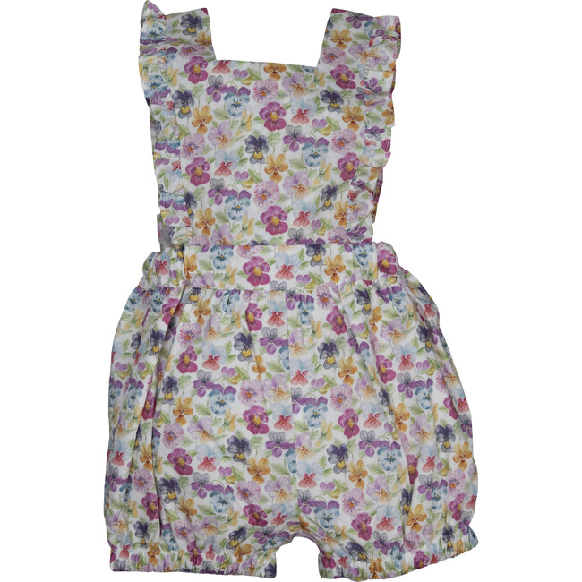 Birdie Bubble, Liberty of London Violets - Rompers - 1