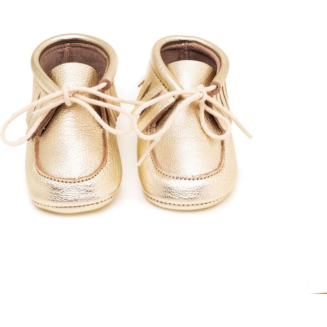 Anael Derby, Gold - Crib Shoes - 2