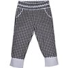 Audrey Pant, Navy Gingham - Pants - 1 - thumbnail