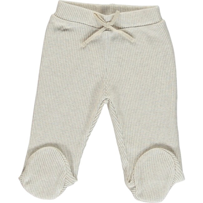 Vintage Pants with Feet Ecru - Leggings - 1