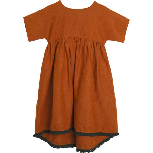 Silvia Dress, Orange - Dresses - 1