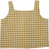 India Blouse, Poplin Ocher Gingham - Blouses - 1 - thumbnail