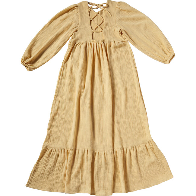 Women's Cristina Dress, Gauze Straw - Dresses - 5
