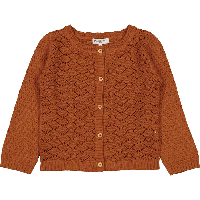 Olga Cardigan, Hazelnut - Sweaters - 1