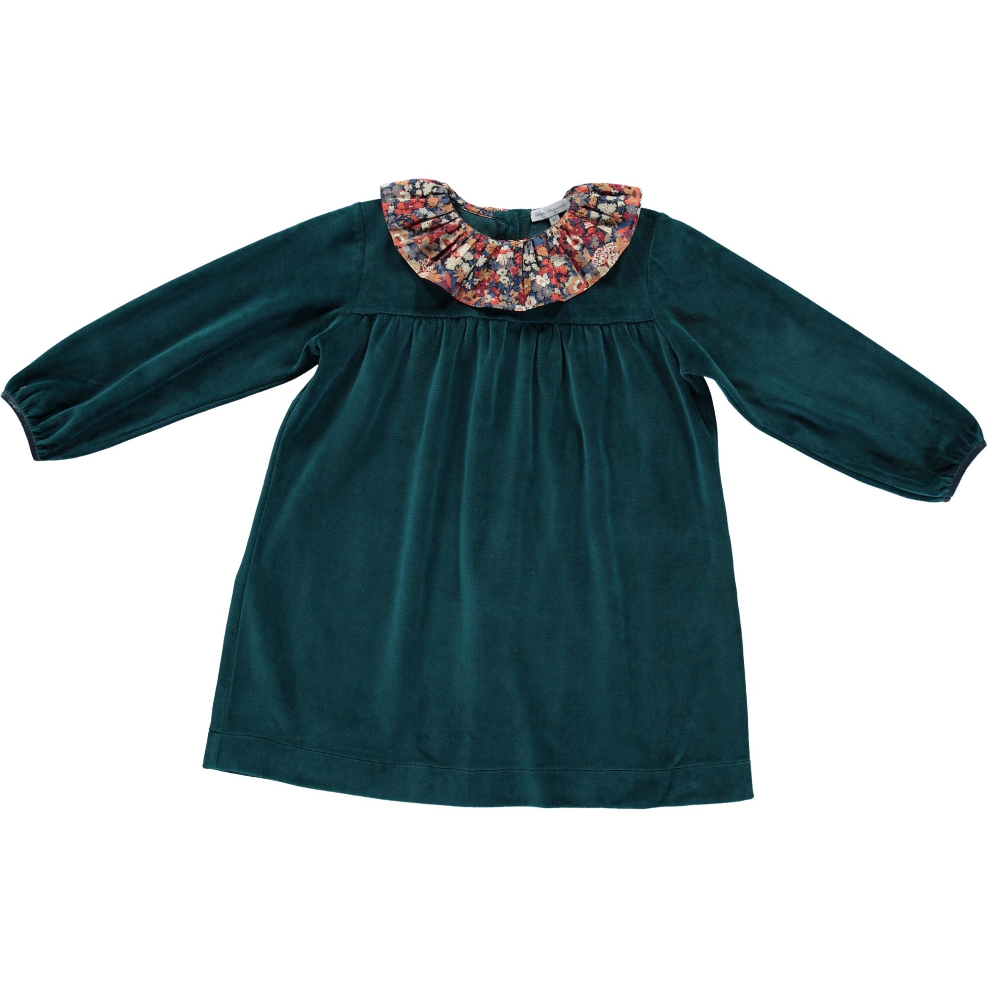 Lorena Dress, Emerald - Bebe Organic Dresses | Maisonette