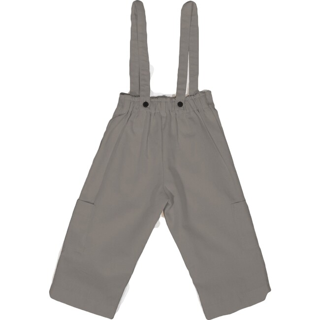 Felipe Cotton Pants, Greige - Pants - 1