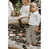 Felipe Cotton Pants, Greige - Pants - 2