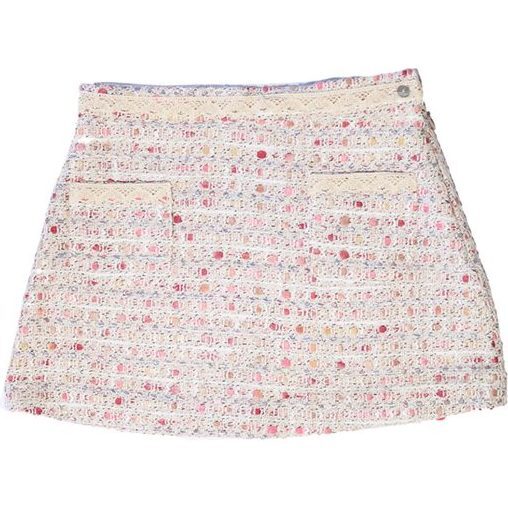 Tweed Coco Skirt, Pink - Skirts - 1