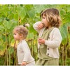 Leo Knit Cardigan, Cream Cotton - Cardigans - 3