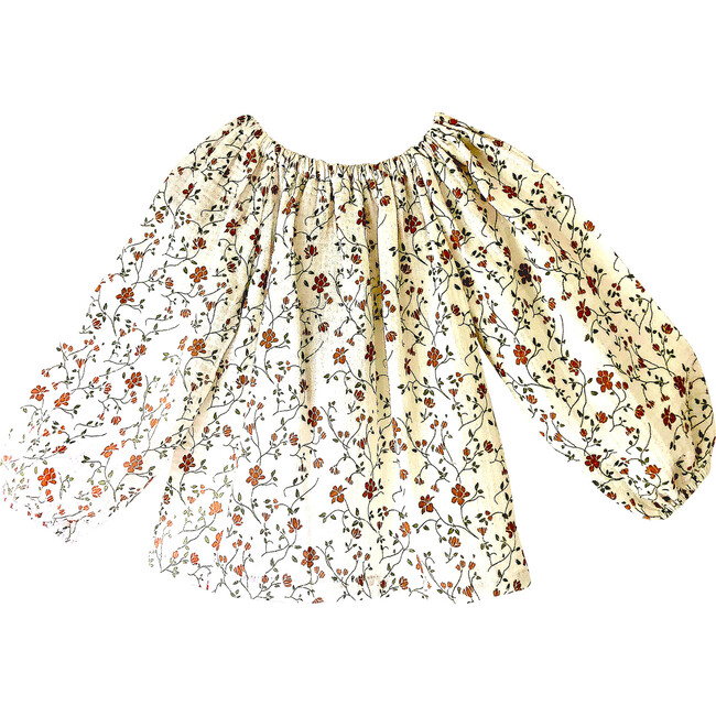 Eugenia Blouse, Flowers Gauze - Blouses - 1