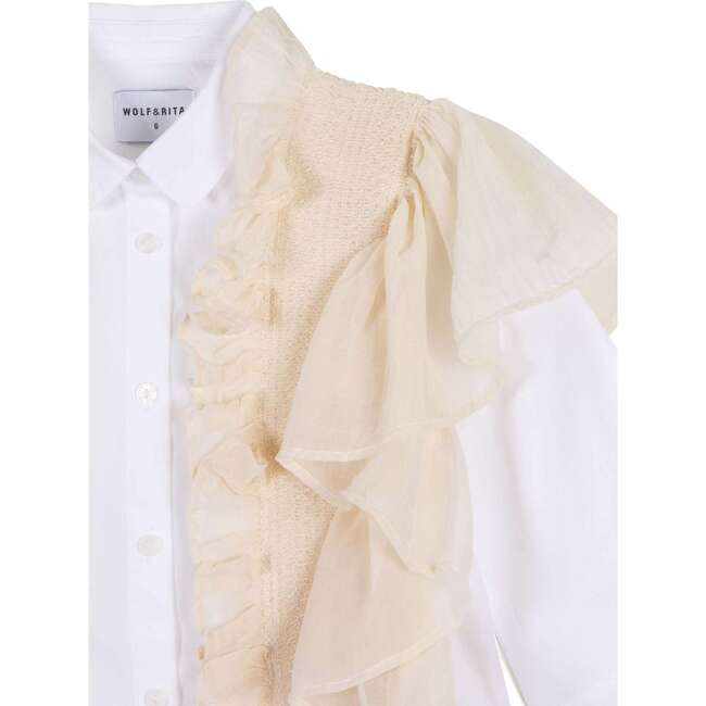 Carol Shirt, White - Shirts - 6