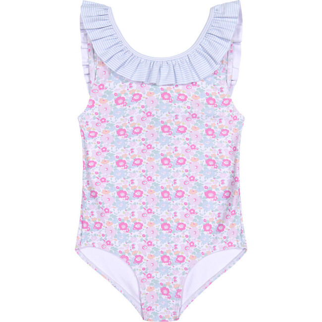 Ditsy Floral Ruffle Suit - One Pieces - 1