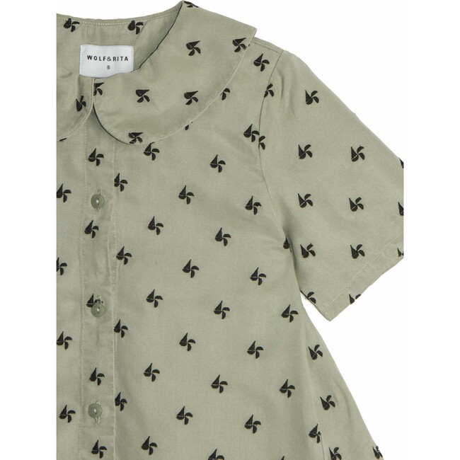 Diana Dress, Green Helix - Dresses - 3