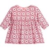 Belvoir Baby Dress, Pink Daisy Print - Dresses - 1 - thumbnail
