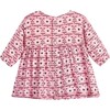 Belvoir Baby Dress, Pink Daisy Print - Dresses - 2