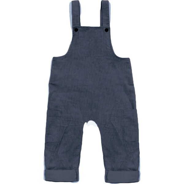 Lucas Corduroy Overall, Charcoal - Napaani Pants | Maisonette