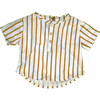 Arturo Top, Ocher Stripes - Shirts - 1 - thumbnail
