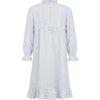 Victoria Night Dress, Silver - Nightgowns - 4
